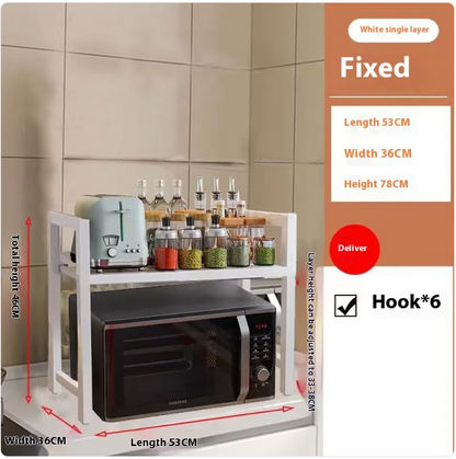 Retractable Microwave Oven Shelf